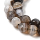 Natural Striped Agate/Banded Agate Beads Strands G-H302-A02-01-4