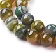 Chapelets de perles en agate à rayures naturelles/agates à bandes G-G582-6mm-44-3