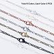 Ph pandahall 40 нить 8 цветная цепочка для ожерелья для изготовления ювелирных изделий MAK-PH0004-13-5