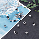 Unicraftale 304 perles européennes en acier inoxydable STAS-UN0013-28P-3
