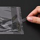 セロハンのOPP袋  小さなジュエリー収納袋  粘着シールバッグ  長方形  透明  14x10cm  一方的な厚さ：0.035mm  インナー対策：10.5x10のCM X-OPC-R012-11-2