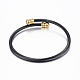 Trendy 304 Stainless Steel Torque Bangles & Rings Sets SJEW-H073-11-4
