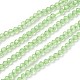 Chapelets de perles en verre transparente   GLAA-F094-A20-1