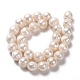 Fili di perle di perle d'acqua dolce coltivate naturali PEAR-L033-93-3