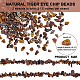 Arricraft natürliche Tigerauge Chip Perlen Stränge G-AR0003-04-2