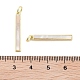Подвески из латуни из натуральных ракушек KK-C051-18G-3