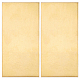 2 pezzo di lamiera di ottone&nbsp;KK-SP0002-57B-1