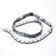 Electroplated Non-magnetic Synthetic Hematite Rectangle Beads Strands G-F230-08-2