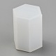 六角柱はシリコンモールドを満たしました  エポキシ充填用  ジオラマ  ドライフラワー  昆虫標本装飾工芸品  ホワイト  46x52x72mm DIY-J003-27B-3