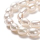 Brins de perles de culture d'eau douce naturelles PEAR-L033-71-01-2