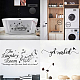 PVC Quotes Wall Sticker DIY-WH0200-097-6
