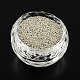 Plaqué Couleur bricolage nail art 3d décoration de mini perles de verre X-MRMJ-R038-E01-1