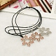 Fashion Jewelry Sets for Christmas: Adjustable Necklaces & Earrings SJEW-JS00194-4