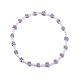Adorable collier de perles en argile polymère et perles en plastique abs et bracelet extensible SJEW-JS01267-6