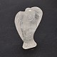Decoraciones cristalinas naturales de la exhibición casera de la piedra preciosa del ángel X-DJEW-L009A-07-3