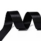 シングルフェイスサテンリボン  ポリエステルリボン  ブラック  サイズ：幅約5/8インチ（16mm）  25ヤード/ロール（22.86メートル/ロール）  250ヤード/グループ（228.6メートル/グループ）  10のロール/グループ SRIB-Y039-3