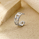 Stainless Steel Curb Chain Style Cuff Rings OO8313-2-3