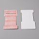 Карты дисплея скрепки для волос CDIS-WH0019-01F-1