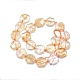 Chapelets de perles de citrine naturelle G-O170-08-2