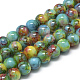 Chapelets de perles en verre peint DGLA-S115-8mm-S36-1
