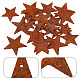 Gorgecraft 30Pcs 3 Style Rust Iron Pendants IFIN-GF0001-28-6