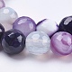 Natural Striped Agate/Banded Agate Beads Strands G-P364-02-8mm-3