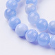 Chapelets de perles en agate rayée naturelle/agate à bandes G-G962-8mm-15-3
