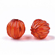 Transparency Acrylic Corrugated Beads TACR-Q266-01-2