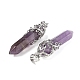 Подвески из натурального аметиста  G-M450-01P-10-2