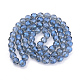 Chapelets de perles en verre électroplaqué EGLA-T003-10mm-G02-2