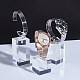 Soporte de exhibición de reloj de pulsera de plástico transparente olycraft ODIS-OC0001-40-6