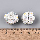 Handgefertigte Polymer Clay Strass Indonesien Perlen&nbsp;CLAY-N015-01-4