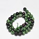 Faceted Round Natural Ruby in Zoisite Bead Strands G-F289-11-8mm-2