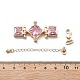 Застежки для часовых ремешков из латуни KK-G523-03G-02-3