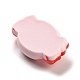豚をテーマにした不透明樹脂カボション  翼を持つ面白い豚  ピンク  17.5x26x8mm RESI-H154-01E-2