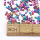 6/0 Baking Paint Glass Seed Beads SEED-S003-KM-1