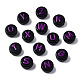 Perles noires opaques acryliques MACR-Q242-009E-2