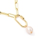 Collane con pendente di perle d'acqua dolce coltivate naturali NJEW-JN03087-1