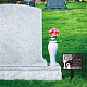 Globleland memoriale ricordo targa palo acrilico targa commemorativa segno commemorativo giardino ricordo decorazione per giardino prato tomba AJEW-WH0366-003-5