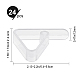 Gorgecraft 24pcs clips de nappe antidérapants en plastique AJEW-GF0005-45B-2