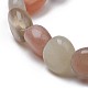 Natural Multi-Moonstone Stretch Beaded Bracelets BJEW-K213-C14-3