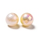 Placage uv perles en plastique abs irisé SACR-A001-05A-1