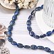 Chapelets de perles en lapis-lazuli naturel G-K311-01A-01-6