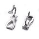304 Stainless Steel Clip-on Earring Findings X-STAS-O110-21P-2