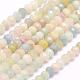 Chapelets de perles en morganite naturelle G-F509-54-4x6mm-1