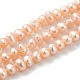 Fili di perle di perle d'acqua dolce coltivate naturali PEAR-F004-03-02-2