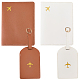 2 бирка для багажа из искусственной кожи и 2 обложки для паспорта FIND-CL0001-14B-6