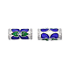 Perlas de esmalte de aleación de estilo chino X-ENAM-L015-17A-S-2