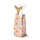 紙菓子箱  ジュエリーキャンディーウェディングパーティーギフト包装箱  フィッシュテール形状の長方形  ゴールド  5x5x16cm CON-B005-10A-4