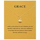 Collane con ciondolo in ottone con scritta amicizia&nbsp;FS-WGE2002-11-1